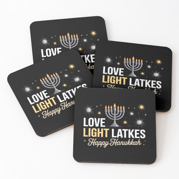 Item preview, Love Light Latkes Happy Hanukkah designed and sold by Moon-Ape.