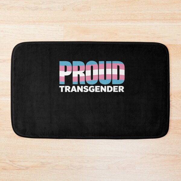 Item preview, 'Proud Transgender' LGBT Trans Transgender Pride Flag designed and sold by MinaReinger.