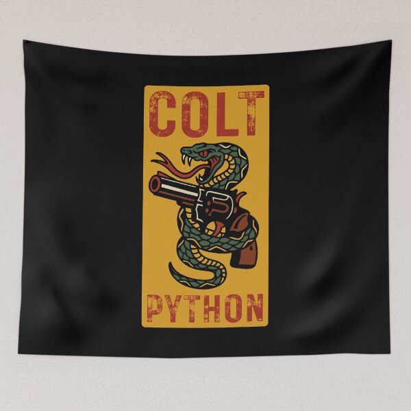 Item preview, Colt Python Wrapped Tattoo 357 Magnum designed and sold by UNK-Fatigues.