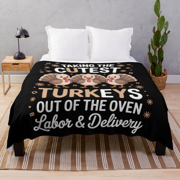 Item preview, Thanksgiving Labor And Delivery Nurse Turkey Fall designed and sold by ScottieBode.