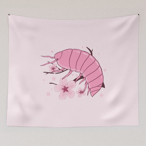 Item preview, Cubaris Sakura Cherry Blossom Isopod designed and sold by rornelson.