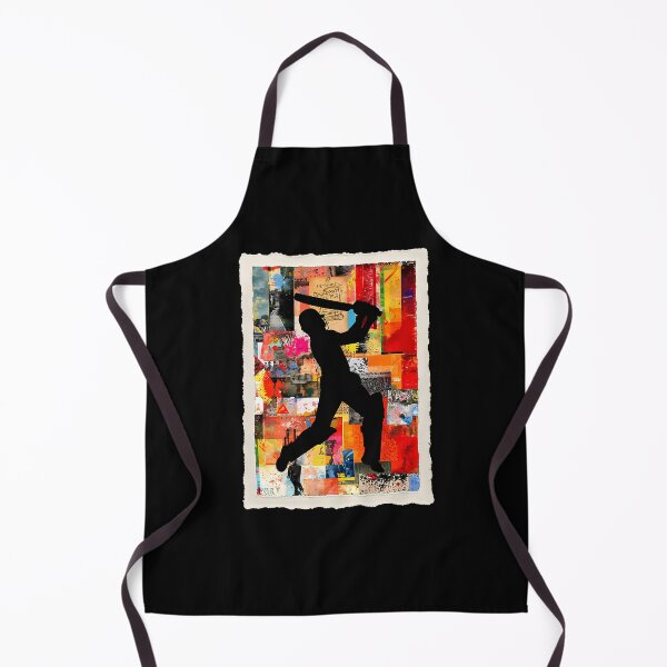 Item preview, cricket player abstract colorful action silhouette art designed and sold by PhillipRaymond.