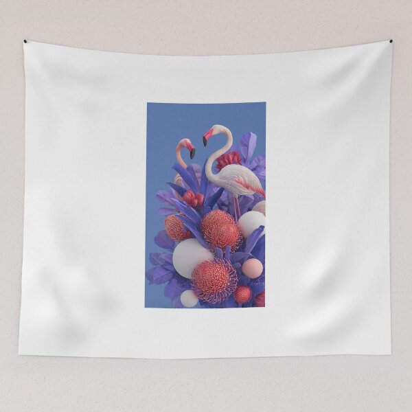Item preview, Two pink flamingos designed and sold by VRD Arena.