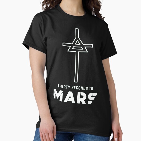 Classic 30 Seconds To Mars Band, A Beautiful Lie World Tour 2014 Unisex Black T Shirt