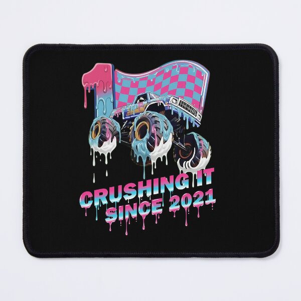 Item preview, Monster Truck Crushing It Since 2021 - Retro Dripping Design designed and sold by TinaMDedrick.