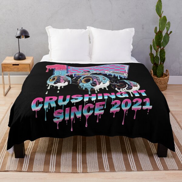 Item preview, Monster Truck Crushing It Since 2021 - Retro Dripping Design designed and sold by TinaMDedrick.