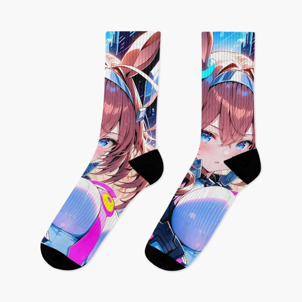 Item preview, Mihono Bourbon Futuristic Neon Reach Uma Musume Pretty Derby designed and sold by Raslbazola.