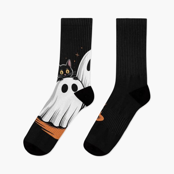 Item preview, Funny Ghosts Holding Black Cats Halloween Ghost Cat Lovers designed and sold by LeeEvans222.