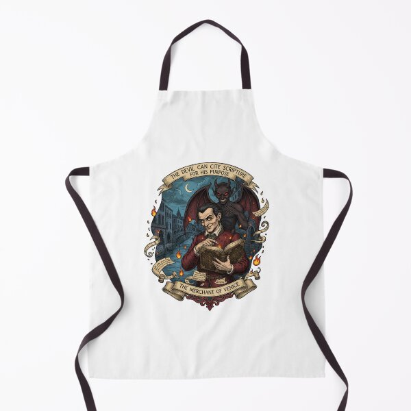 Item preview, 'Devil Can Cite Scripture' Shakespeare Quote designed and sold by PastelPopShop.