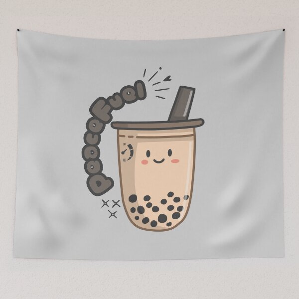 Item preview, Peace Fuel Cute Boba Bubble Tea Peaceful Energy Art designed and sold by vienaphi.