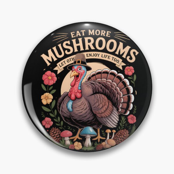 Item preview, Vegan Saying Turkey Thanksgiving Cottagecore Botanical Fall  designed and sold by SusanaKlein.