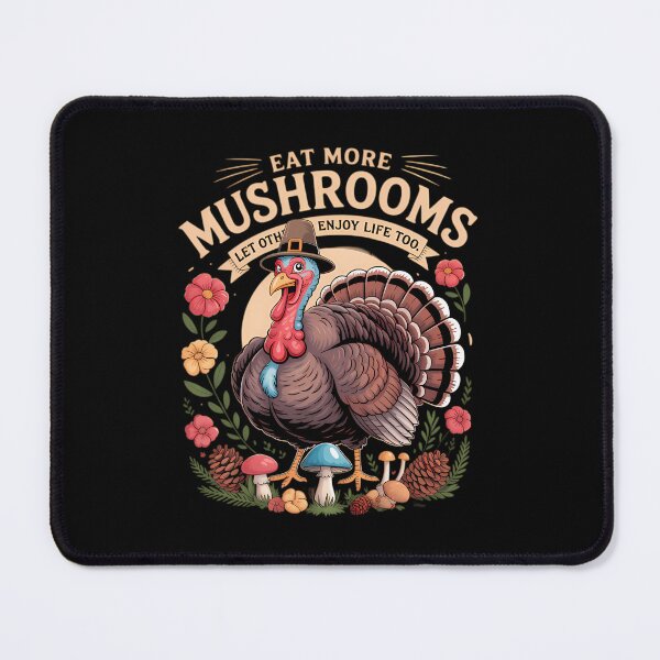 Item preview, Vegan Saying Turkey Thanksgiving Cottagecore Botanical Fall  designed and sold by SusanaKlein.