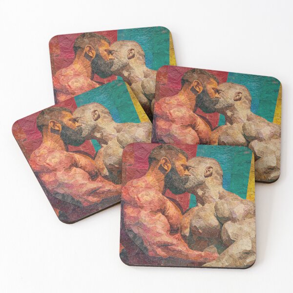 Item preview, Muscle Bear Paper Collage designed and sold by BeautyofMasc.