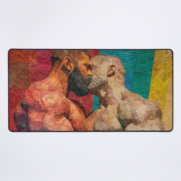 Item preview, Muscle Bear Paper Collage designed and sold by BeautyofMasc.