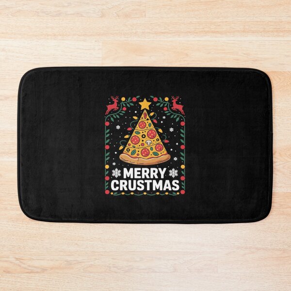 Item preview, Womens Merry Crustmas Pizza Xmas Tree Lighting Ugly Pizza Christmas  designed and sold by MicanCuteStore.
