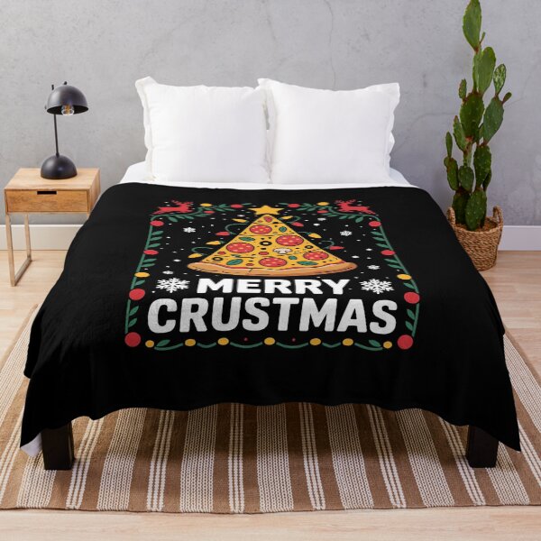 Item preview, Womens Merry Crustmas Pizza Xmas Tree Lighting Ugly Pizza Christmas designed and sold by MicanCuteStore.