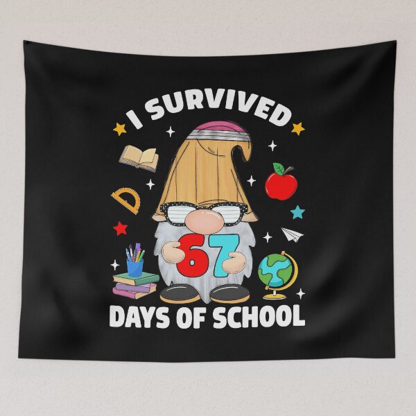 Item preview, Gnome I Survived 67 Days of School designed and sold by AnitaBice.