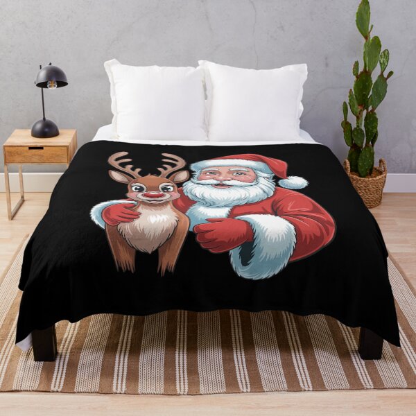 Item preview, Christmas Santa & Reindeer Merry Christmas Holiday designed and sold by VENOM0RIOT.