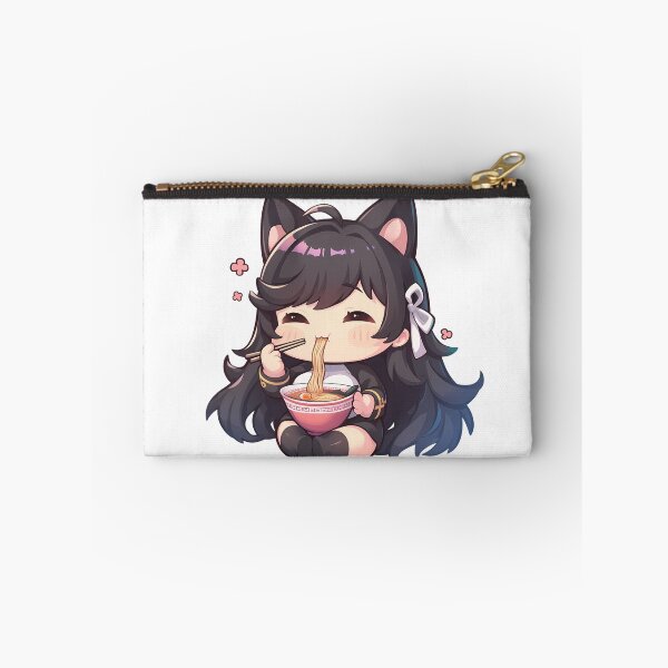 Item preview, Atago Enjoying Ramen Azur Lane Anime Kawaii Chibi Style designed and sold by Raslbazola.