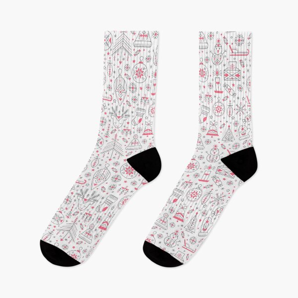 Item preview, Modern Christmas Graphic T-shirt - Geometric Snowflakes, Reindeer & Holiday Icons Design designed and sold by FestivityFinds.