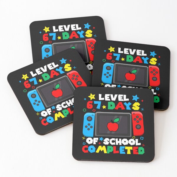 Item preview, Level 67 Days of School Completed Video Game 67 Teacher Student designed and sold by AnitaBice.