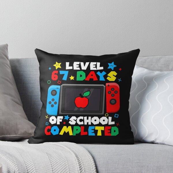 Item preview, Level 67 Days of School Completed Video Game 67 Teacher Student designed and sold by AnitaBice.