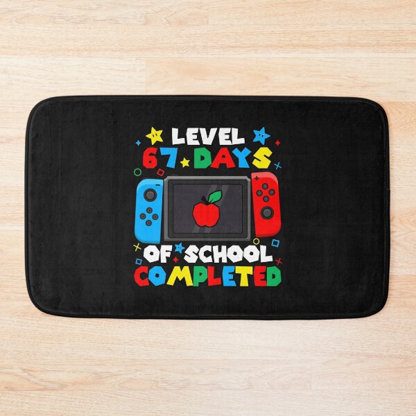 Item preview, Level 67 Days of School Completed Video Game 67 Teacher Student designed and sold by AnitaBice.