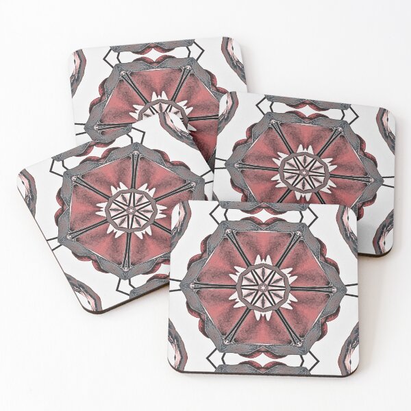 Item preview, DIVINE SYMMETRY - Boho Nature Pink Botanical #123 Kaleidography | Nature Photography Symmetry Art Fusion -  ashrawArt Divine Design  designed and sold by ashrawArt Designer Boutique Art.