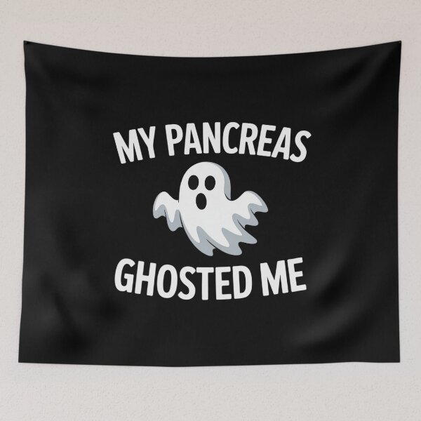 Item preview, Funny Halloween Diabetes Awareness My Pancreas Ghosted designed and sold by JonBarnes22.