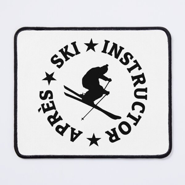 Item preview, Apres Ski Instructor Seal (Black) Winter Sports Skier designed and sold by WayneStone.