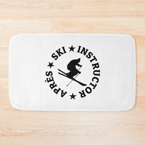Item preview, Apres Ski Instructor Seal (Black) Winter Sports Skier  designed and sold by WayneStone.