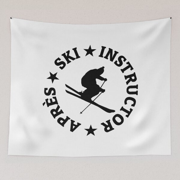 Item preview, Apres Ski Instructor Seal (Black) Winter Sports Skier  designed and sold by WayneStone.