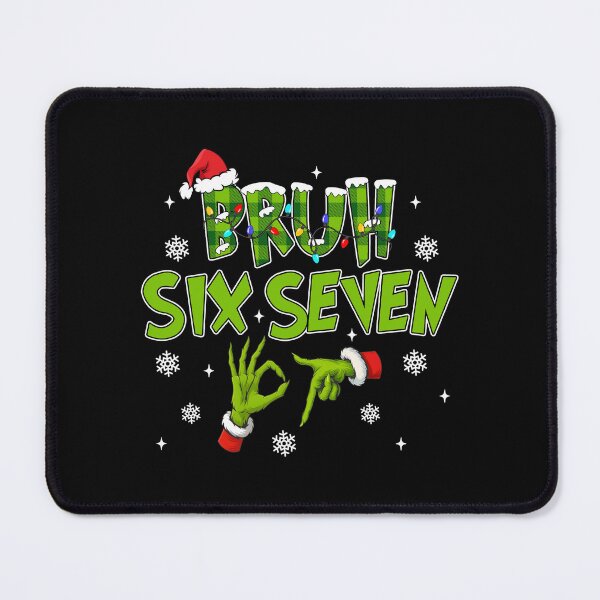 Item preview, Bruh Six Seven 67 meme Funny Elf Hand Christmas  designed and sold by AnitaBice.
