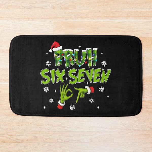Item preview, Bruh Six Seven 67 meme Funny Elf Hand Christmas  designed and sold by AnitaBice.