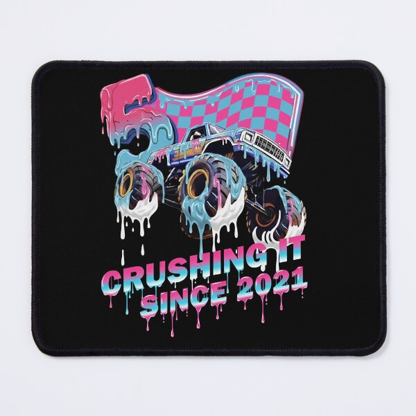 Item preview, Crushing It Since 2021 - Retro Monster Truck Drip Design designed and sold by TinaMDedrick.