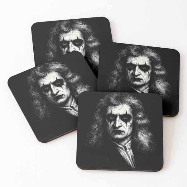 Item preview, Gothic Isaac Newton – The Dark Side of Genius designed and sold by Mortisigil.