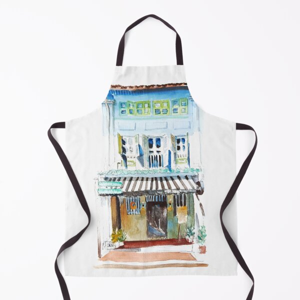 Item preview, Shophouse, street scene Singapore designed and sold by Almondtree.