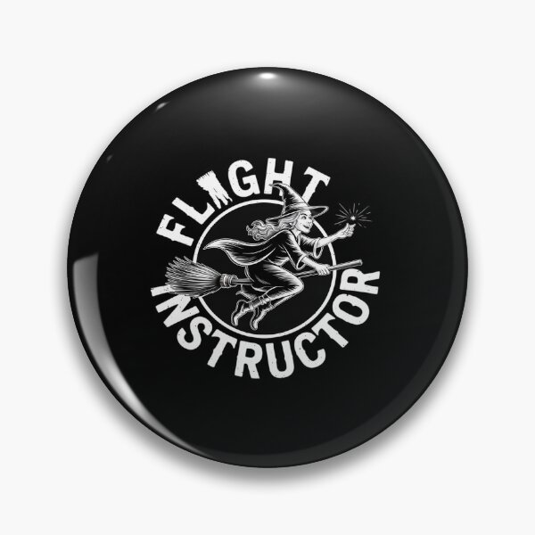 Item preview, Funny Halloween Witch Flight Instructor designed and sold by JonBarnes22.
