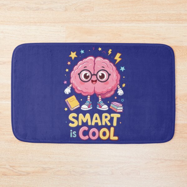 Item preview, Smart is Cool – Cute Brain Cartoon Design for Students, Teachers & Science Lovers | Kawaii Education Art designed and sold by PureBrain.