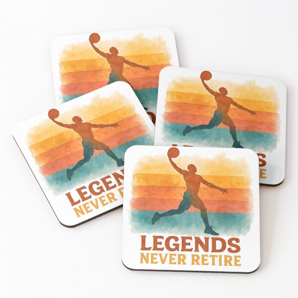Item preview, legends, never retire, motivational, inspirational, quote, success designed and sold by TrueArtVibes.