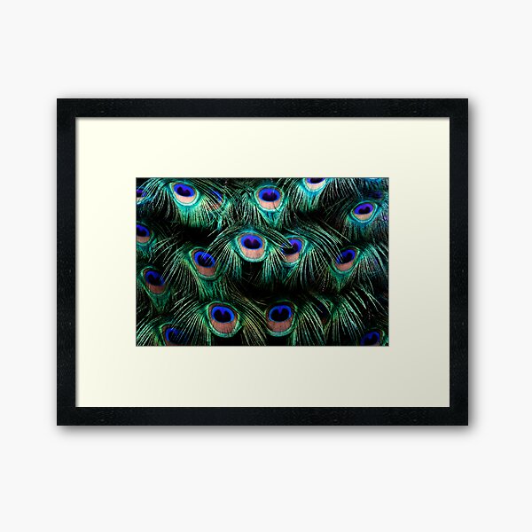 Glowing Eyes Framed Art Print