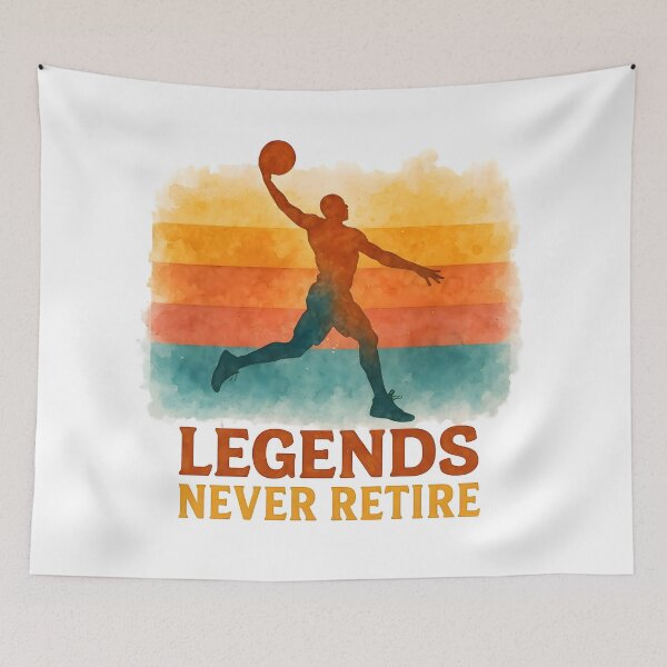 Item preview, legends, never retire, motivational, inspirational, quote, success designed and sold by TrueArtVibes.