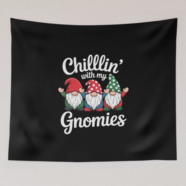 Item preview, Chillin With My Gnomies Christmas Garden Gnome Xmas  designed and sold by MicanCuteStore.