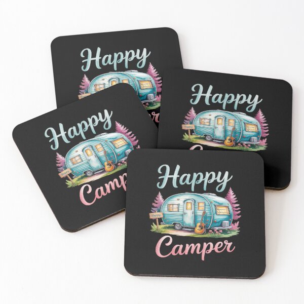 Item preview, Funny Happy Camping Camper Camp Lover Trailer RV designed and sold by JonBarnes22.