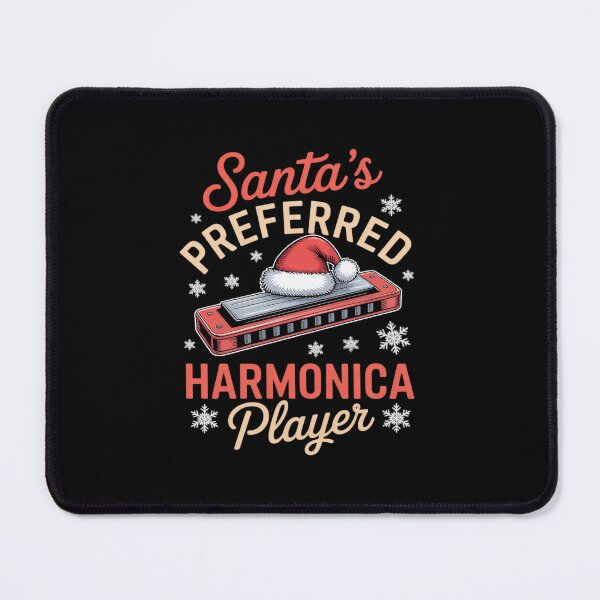Item preview, Funny Harmonica Player Santa´s Preferred Harmonica designed and sold by JonBarnes22.