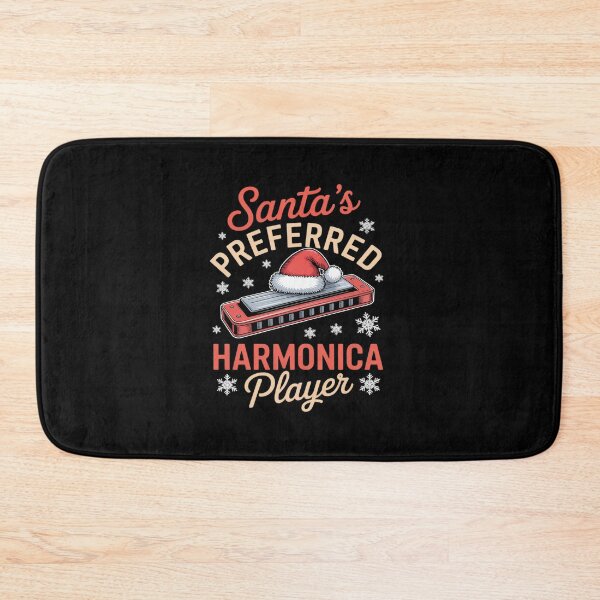 Item preview, Funny Harmonica Player Santa´s Preferred Harmonica designed and sold by JonBarnes22.