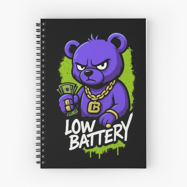 Item preview, Violet Luxe Urban Bear – LowBatteryHQ Street Edition designed and sold by LowBatteryHQ.
