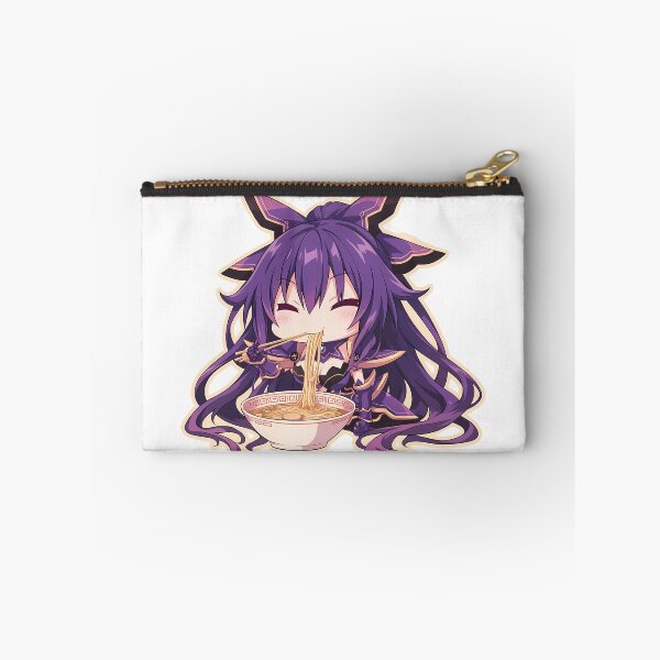 Item preview, Tohka Yatogami Eating Ramen Date A Live Chibi Anime designed and sold by Raslbazola.