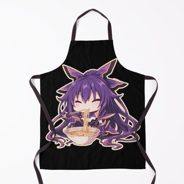 Item preview, Tohka Yatogami Eating Ramen Date A Live Chibi Anime designed and sold by Raslbazola.