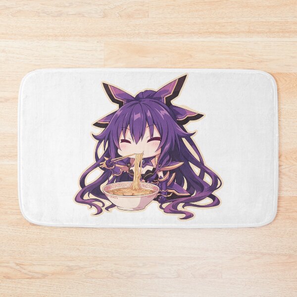 Item preview, Tohka Yatogami Eating Ramen Date A Live Chibi Anime designed and sold by Raslbazola.